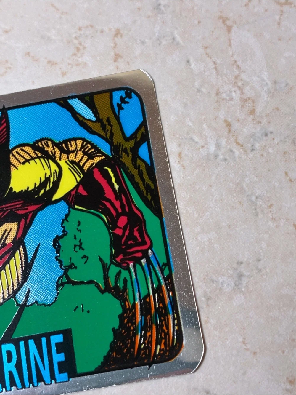 2 Marvel Vending Machine Foil Stickers (Wolverine & Sabretooth)